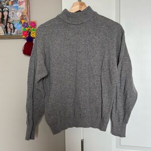 Brandy Melville gray turtleneck sweater
